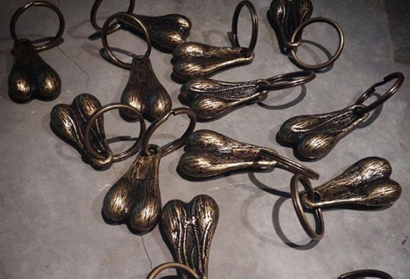 Brass Vintage key chain