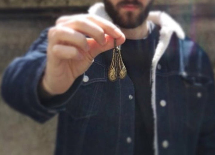 Brass Vintage key chain